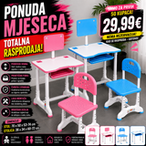 SET STOL I STOLICA ZA DJECU "PUPIL"