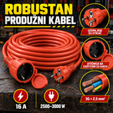 PROFESIONALNI PRODUŽNI KABEL 3 X 2.5mm