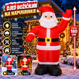 DJED BOŽIĆNJAK NA NAPUHAVANJE - 180 cm