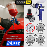 PIŠTOLJ ZA LAKIRANJE SA 3 MLAZNICE