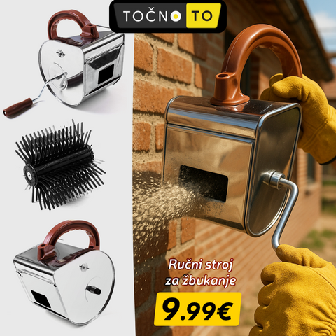 RUČNI STROJ ZA ŽBUKANJE