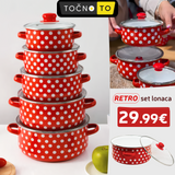 SET RETRO LONACA - 5 KOMADA