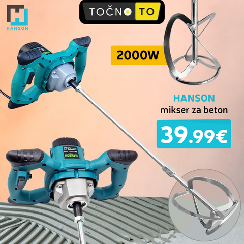 Hanson Mikser Za Beton 2000W