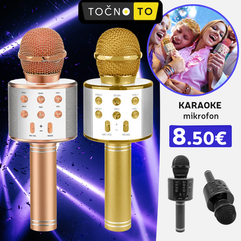 Karaoke Bluetooth Mikrofon Elektronika